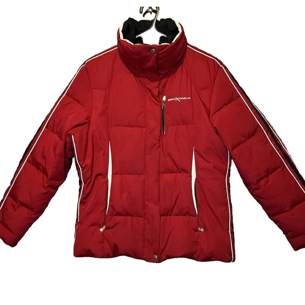 Red Women's Puffer Jacket
